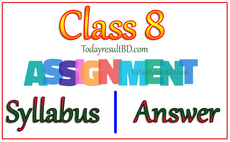 Class 8 Assignment